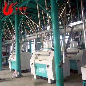 Wheat Roller Flour Mills Installed In A Steel Structure Plant