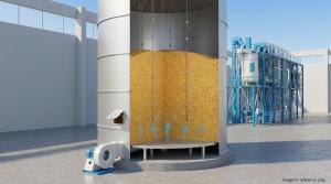 Conceptual Farm Silo Aeration And Grain Condition Monitoring
