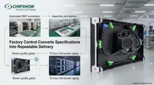 Chipshow Factory Control Converts Specifications Into Repeatable Delivery