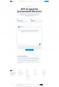 RFPs AI Agent for procurement discovery