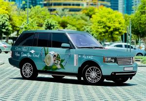 Vehicle branding company in Dubai wrapping a commercial car van with full vinyl wrap - 11
