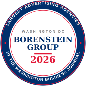 The Washington Business Journal Ranks Borenstein Group, GovCon Marketing Agency, Among DC’s Largest Ad Agencies in 2026