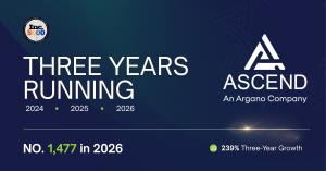 Ascend Earns Spot on Inc. 5000 List for Third Consecutive Year