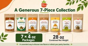 Spicy Organic organic spice bundle pouches — USDA Certified Organic, Non-GMO, McKinney Texas, organic spice gift sets
