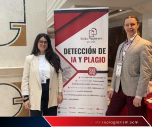 El equipo de StrikePlagiarism.com en LACCEI 2026 en Santiago de Chile.