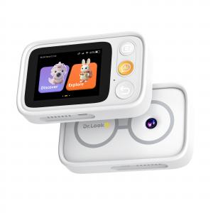 This is a white Dr.Look AI learning camera