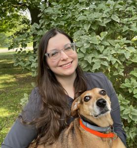 Dr. Marissa Weaver, at her practice of in home pet euthanasia in Buffalo and the surrounding areas.