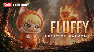 Plushie Planet STAR BABY animated series poster — FLUFFY Heart of Harmony