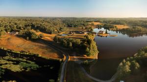Hunting, fishing, and shooting grounds within a single private estate
