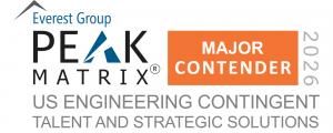Everest Group's US Engineering Contingent Talent and Strategic Solutions PEAK Matrix® Assessment Major Contender Badge
