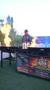 Love Hibachi Party Flame Show