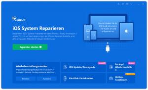 Tenorshare ReiBoot für iOS – iOS-Systemreparatur sowie iOS-Upgrade und -Downgrade.