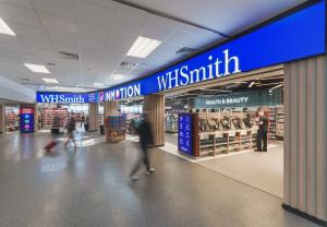 Photo of WHSmith travel store.