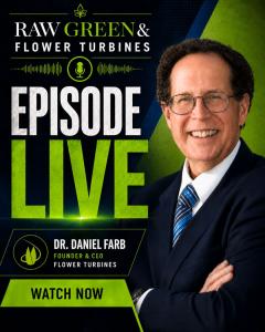 Dr. Daniel Farb from Flower Turbines on Raw Green Podcast