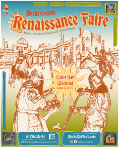 Bucks County Renaissance Faire 2026 poster