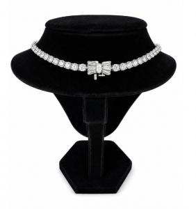 Diamond tennis necklace