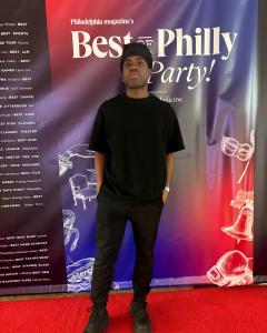 Martyn Kingsley, known professionally as MartynGBuckets, attending Philadelphia magazine’s Best of Philly Party.