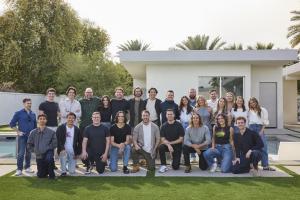 The mate team at their company offsite