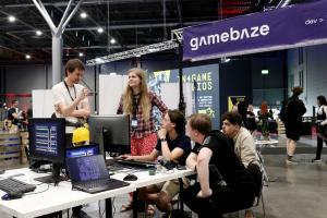 Gamebaze presentation at game-dev event