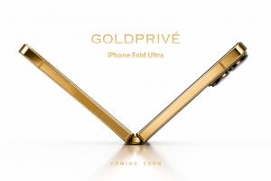 GoldPrive 24K Gold Luxury iPhone Fold Concept