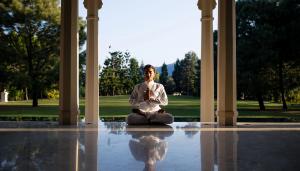 Gangtey Lodge Ananda Meditation Woman