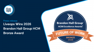 Liveops Recognized by Brandon Hall Group for Excellence in Managing a High-Performing Distributed Workforce