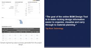 Sample engineering-output summary generated from the project design.