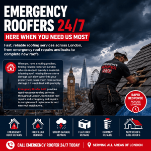 Emergency Roofer 24/7 graphic