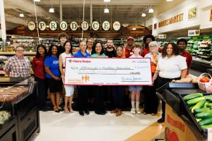Representatives from Harris Teeter, Guilford County Schools, and Healthier Generation
