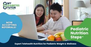 My Diabetes Tutor is now accepting referrals for its new virtual, accredited Pediatrics Medical Nutrition Therapy program.