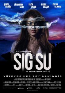 Official poster for Shallow Water, a 2026 Turkish psychological thriller by Poly Entertainment.