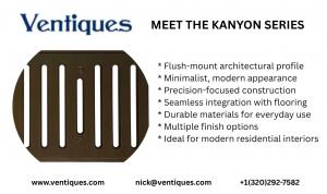 Kenyon Series : Flush Mount Floor Vents - Sits perfectly leveled with the floor.