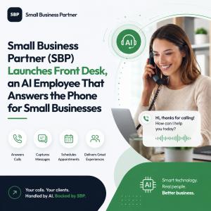 Small Business Partner Launches Front Desk, an AI Employee That Answers the Phone for Small Businesses