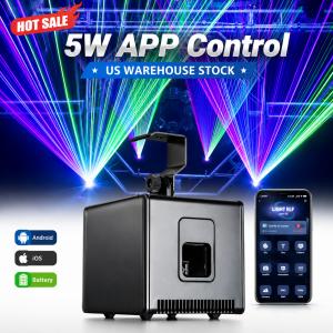 Portable RGB Laser Projector with APP Control