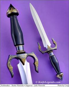 Buster Warenski custom knife.