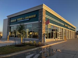 The new Mavis Tires store at 20000 Clay Road offers a wide selection of tires from all the top brands along with a full line of Mavis products to meet the automotive needs of Katy-area residents.
