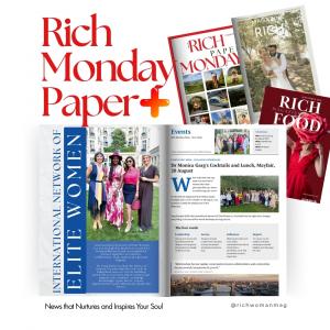 Rich Monday Paper + is a British paper with global reach. We curate news that inspires and nurtures your soul and focus only on what is genuinely going well. Every edition covers the world by the things that actually matter: science and progress, communit