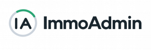 Logo ImmoAdmin, plateforme québécoise de gestion immobilière avec 78 modules et intelligence artificielle intégrée.