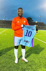 Nael W. Elysee in OSNER'S FC Third 2026 Kit