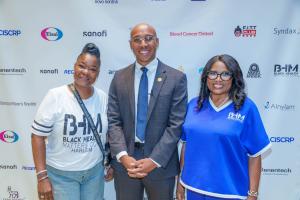 Roxanne Shanté, Dr. Alister Martin, and Roslyn Y. Daniels at Black Health Matters 2026 Health Summit & Expo in Harlem