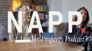 Daniella Muzitano of Titlespace and NAPP co-host Gianni Musumeci of Leverage Property Advisers recording the Not Another Property Podcast Season 2 opening episode on buying property with family in Australia