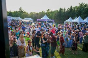 People Having a good time at VeggieFest 2026, held in Lisle IL, Aug 8th and 9th
