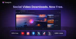 Keeprix Social Media Downloads Are Free Now