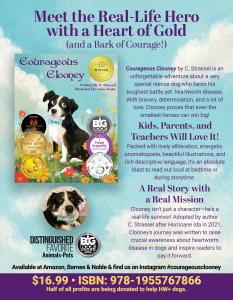 Courageous Clooney advertisement in Printed Word Reviews