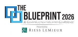 The Blueprint Conference 2026 logo for Riess LeMieux’s construction industry event on October 29, 2026.
