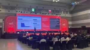 SoyNet’s simultaneous interpretation feature deployed during a lecture conference at the Gyeongnam Science·Art·Technology Festival (GSAT 2026) | Photo provided by SoyNet