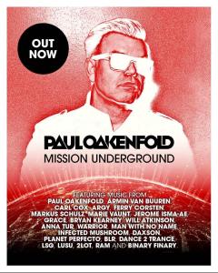 Paul Oakenfold, Mission Underground (Perfecto Records) album poster
