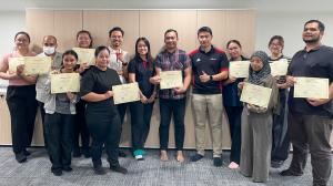 Clinical team at IHT Sarawak with the Robotimize team after user training.