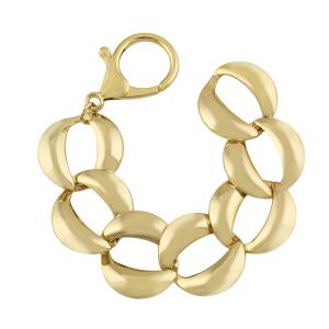 Highly reflective metal bracelet showing the lustre without any unnecessary glares or shadows