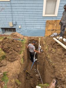 Bullseye plumbing sewer line repair services